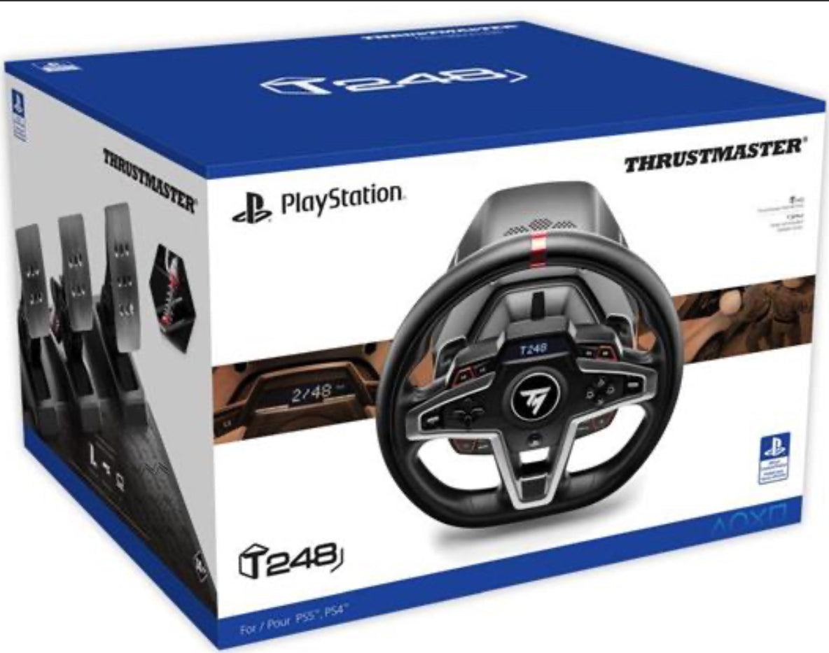 THRUSTMASTER VOLANTE T248 + PEDALIERA HYBRID DRIVE PC/PS/PS5