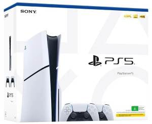 PS5 CONSOLE 1TB STANDARD SLIM WHITE + 2 DUALSENSE ITA